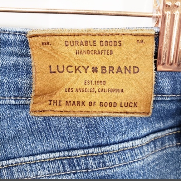 Lucky Brand Ava Skinny High Rise Raw Hem Jeans - Picture 8 of 13